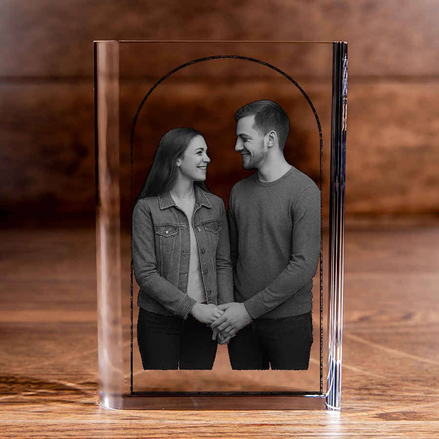 Book Cut Crystal – Custom Optical Crystal Gift with Premium Satin Box